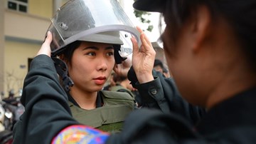 Tết của những bóng hồng cảnh sát đặc nhiệm