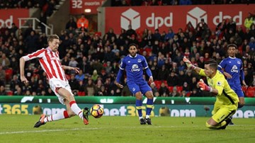 Vòng 23 Ngoại hạng Anh, Stoke 1-1 Everton: Đôi công hấp dẫn