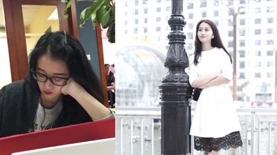Cô gái ngủ gật cũng xinh đẹp khiến cộng đồng mạng chao đảo