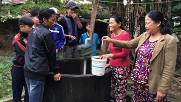 Giếng nước bỗng nhiên nóng, bốc khói ngun ngút ở Đà Nẵng