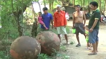 Xuất hiện hai vật thể lạ tại Đồng Tháp gây xôn xao