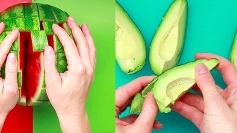 Mẹo cắt các loại trái cây cực nhanh chóng