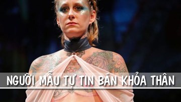 Bán khỏa thân, người mẫu bị ung thư khiến sàn diễn 
