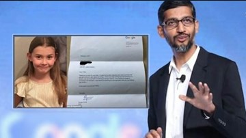Bé gái 7 tuổi viết thư cho Google xin việc làm, CEO đích thân trả lời