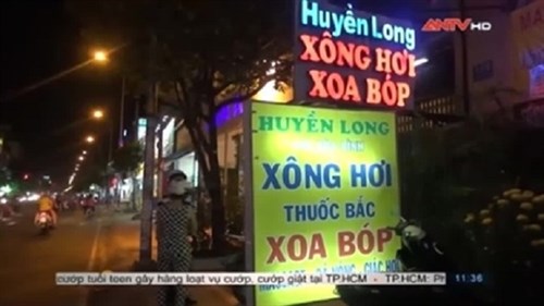 Phát hiện đường dây massage kích dục lớn