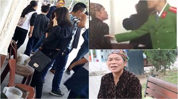 Dân mạng phẫn nộ vì bà cụ nhặt rác bị nhóm bán tăm nửa triệu đe dọa