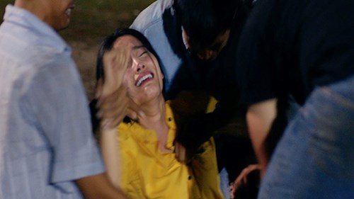 Hoa khôi Nam Em ngất xỉu khi đóng cảnh bị hãm hiếp