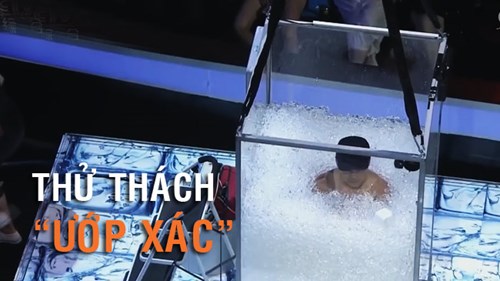 Thót tim theo dõi thử thách 'ướp xác' trong đá lạnh