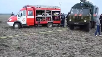 Hiện trường rơi trực thăng ở Ukraine, 5 người thiệt mạng