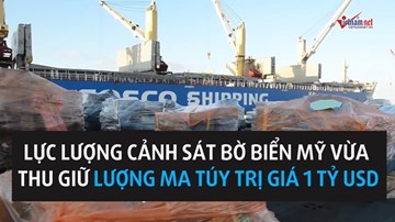 Cảnh sát Bờ biển Mỹ bắt giữ được lượng ma túy lên tới cả tỷ đô