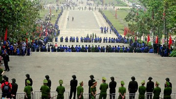 Lập 5 vòng an ninh bảo vệ ở Lễ hội đền Hùng