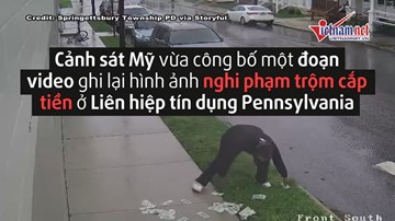 Mỹ: Trộm tiền của Liên hiệp tín dụng rồi đánh rơi lả tả trên phố