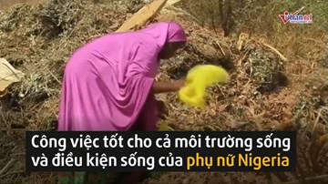 Nigeria: Cuộc sống đi lên từ những túi ni lông bỏ đi