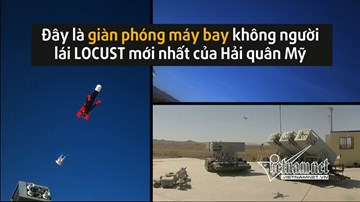 Cận cảnh thiết bị không người lái bay thành đàn 'siêu chất' của Hải quân Mỹ