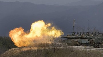 Xem xe tăng Mỹ-Hàn khai hỏa gần biên giới Triều Tiên