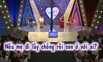 Con trai 7 tuổi đưa mẹ đi tìm chồng mới khiến Cát Tường rơi nước mắt
