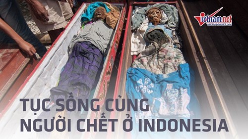 Tục sống cùng người chết kỳ lạ ở Indonesia