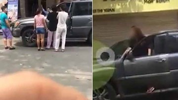 Xi nhan phải nhưng rẽ trái, cô gái chạy Lexus còn lớn tiếng chửi bới