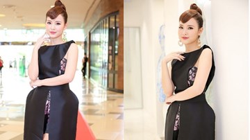 Khẳng định xinh tự nhiên, Midu tự tin véo má, bẹo mũi