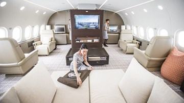 Chiêm ngưỡng “căn hộ bay” sang chảnh nhất hành tinh