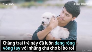 Người trao vòng tay ấm cho những chú chó lạc ở Thái Lan