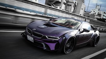 BMW i8 độ phong cách Batman