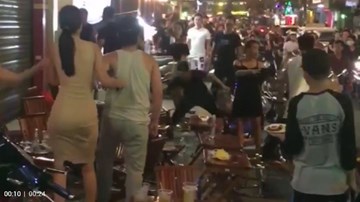 Hỗn chiến náo loạn ở phố Tây tại Sài Gòn