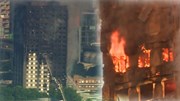 Hiện trường đáng kinh ngạc của tòa tháp ở London sau hỏa hoạn