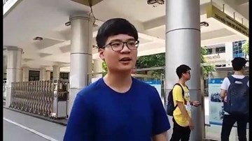 Thí sinh thổ lộ về 'lòng trắc ẩn' khi kết thúc môn thi văn