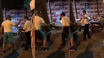 Sau va chạm, anh Tây chở bạn gái bẻ gương và đánh tài xế taxi ở Sài Gòn