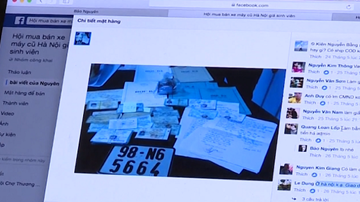 Công khai mua bán giấy phép ô tô giả qua mạng