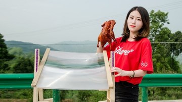 'Thánh ăn công sở' và màn nướng vịt cực chất bằng năng lượng mặt trời