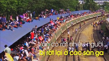 Chuyến tàu kinh hoàng mà hạnh phúc trong dịp lễ lớn nhất của người Hồi giáo