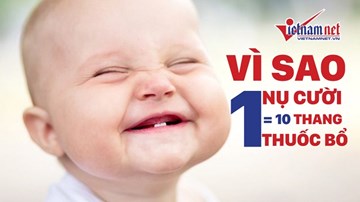 Vì sao 'Một nụ cười bằng mười thang thuốc bổ'?