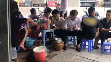 Vụ clip dùng nước rửa chân pha trà: Chủ quán trà đá đòi bồi thường