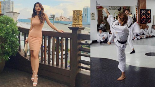 Ngắm nhan sắc hút hồn của con gái võ sư phái Vịnh Xuân Nam Anh