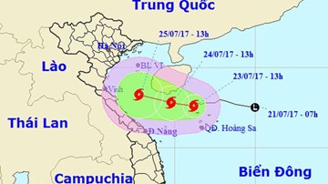 Áp thấp nhiệt đới mạnh lên thành bão số 4