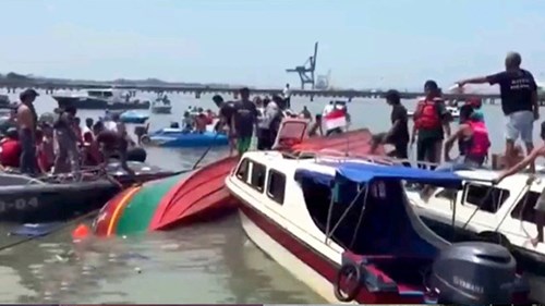 Lật thuyền tại Indonesia khiến 10 người thiệt mạng