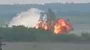 Lộ video máy bay quân sự Nga nổ tung thành cầu lửa