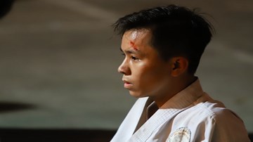 Màn giao đấu không giáp gay cấn của môn đồ Karate Shorin-ryu