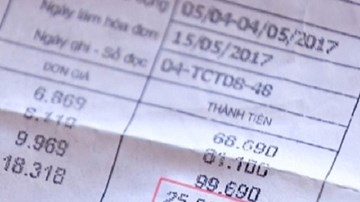 Hà Nội: Tiền nước sinh hoạt đột nhiên tăng... hàng trăm lần