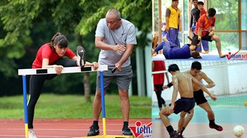 VĐV đổ mồ hôi, rơi nước mắt bên trong 'lò luyện vàng' SEA Games