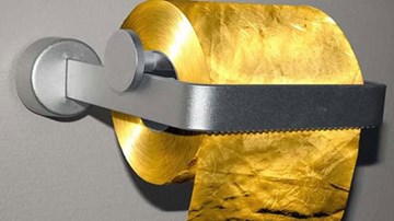 Cuộn giấy bằng vàng 'vô dụng', giá ngất ngưởng 33,5 tỷ đồng