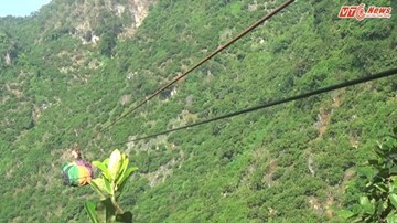 Xem na Lạng Sơn 'bay' từ độ cao 1.000m xuống núi