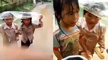 'Gương mặt mừng rỡ của các em bé vùng cao khi được cho bánh' gây cảm động