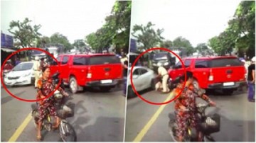 Lái ô tô lao vào CSGT để xe vi phạm có cơ hội tháo chạy