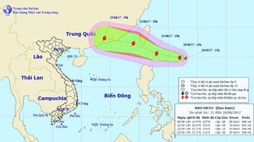 Nóng: Bão cấp 8 chuẩn bị “oanh tạc”