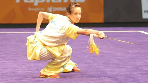 Thúy Vi đoạt HCV khi đang chấn thương cổ chân, đầu gối