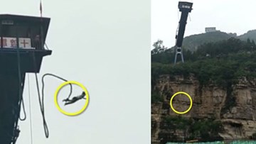 Hào hứng nhảy bungee, cô gái 17 tuổi rơi thẳng xuống sông