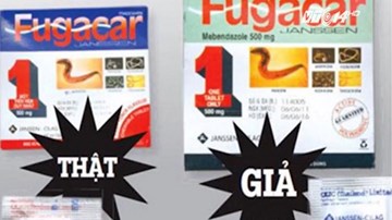 Phát hiện thuốc tẩy giun Fugacar giả